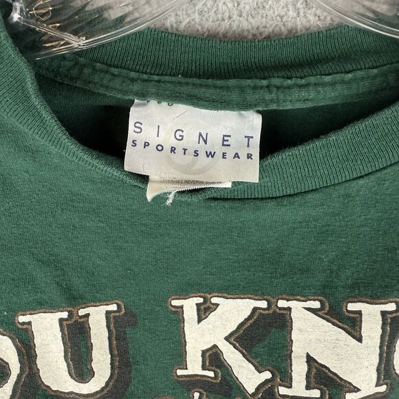 Vintage Garfield Sweatshirt Women’s Large Green Rap Hip Hop Signet Sportswear - Picture 8 of 10